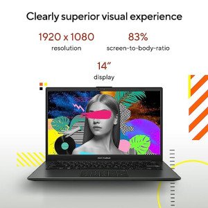 ASUS VIVOBOOK GO 14 (2023), AMD Ryzen 3 7320U, 14-inch (35.56 cm) FHD, Thin & Light Laptop (8GB 512GB SSD Windows 11 Office 2021 Alexa Built-in Mixed Black 1.38 kg), E1404FA-NK322WS