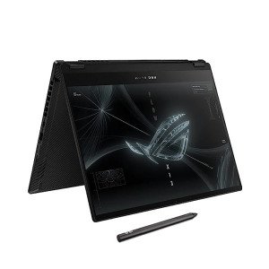 ASUS ROG FLOW X13 (2022), 13.4" (34.03 cm) FHD+ 16:10, 120Hz Touch, AMD Ryzen 7 6800HS, 4GB RTX 3050 Graphics, 2-in-1 Gaming Laptop (16GB 1TB SSD Windows 11 Office 2021 Black 1.3 Kg), GV301RC-LJ022WS