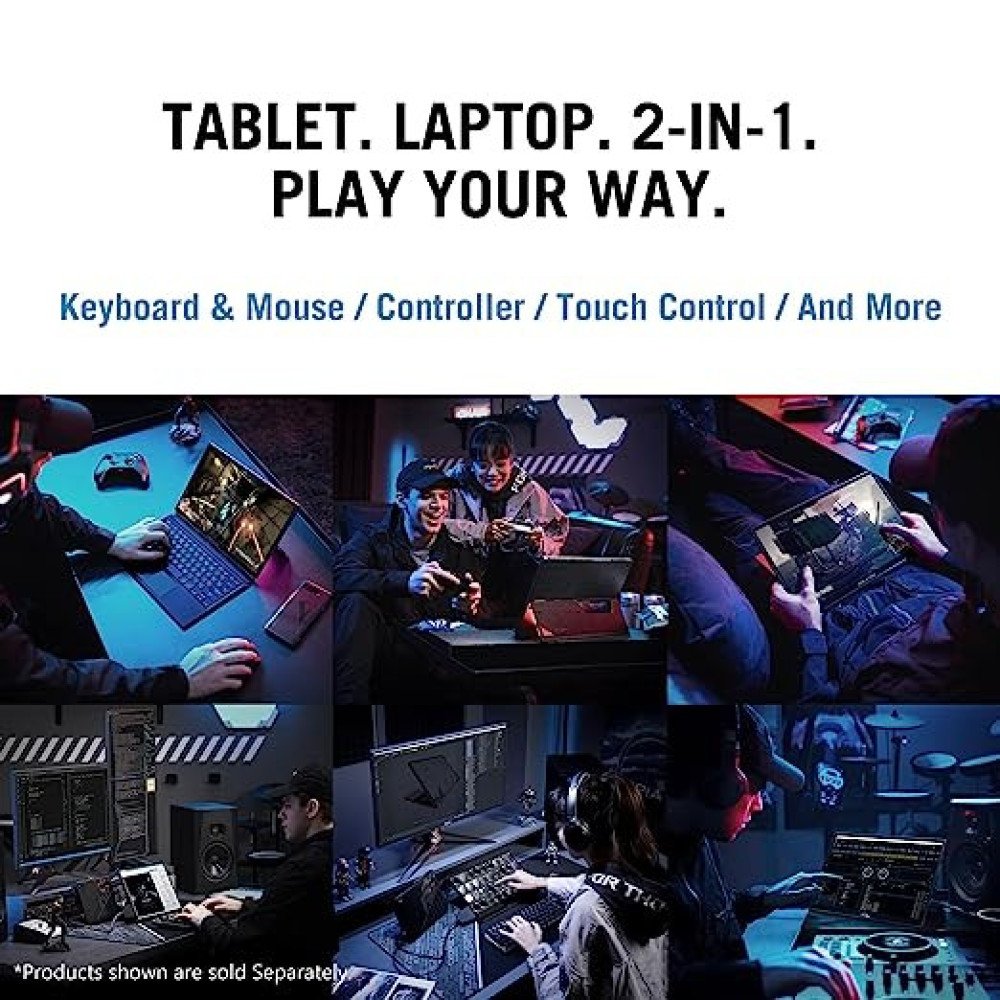 ASUS ROG FLOW Z13  (2022), 13.4" (34.03 cm) FHD+ 16:10, 120Hz Touch, Intel Core i5 12th Gen, 2-in-1 Gaming Laptop (16GB 512GB SSD Win 11 Integrated Graphics Office 2021 Black 1.12 kg) GZ301ZA-LD049WS