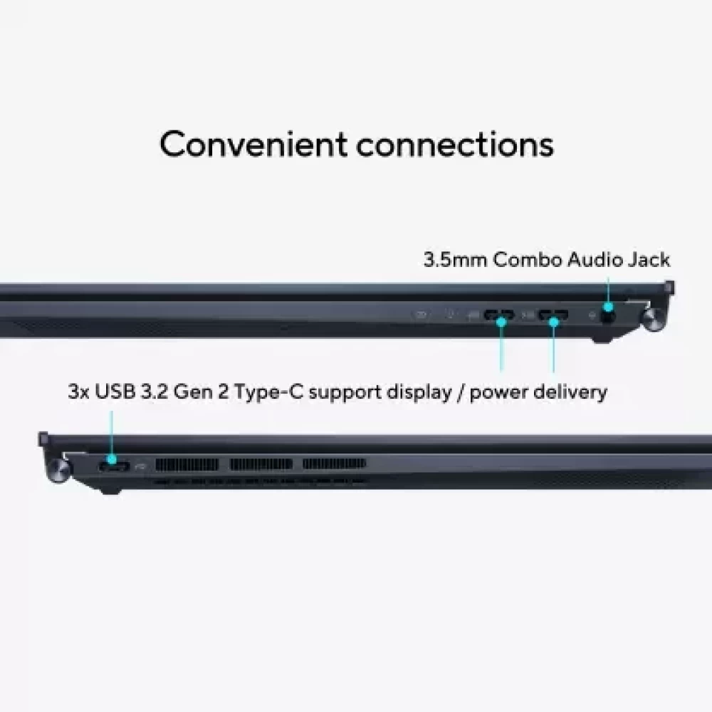 ASUS ZENBOOK S13 (2022), 13.3" (33.78 cm) 2.8K OLED 16:10 Touch, AMD Ryzen 5 6600U, Integrated Graphics, Thin and Light Laptop (16GB 512GB SSD Windows 11 Office 2021 Blue 1.10 kg), UM5302TA-LX501WS