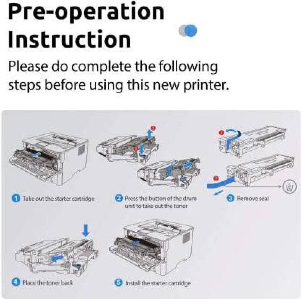 Pantum Monochrome Laser Printer (White)