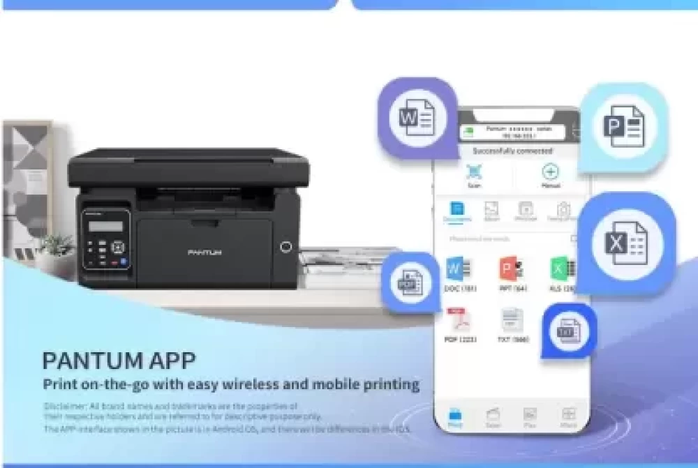 PANTUM  Multi-function WiFi Monochrome Laser Printer  (Black, Toner Cartridge)