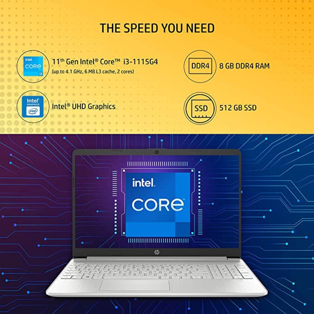 HP 15s-11th Gen Intel Core i3