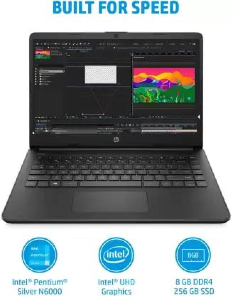 HP 14S-Intel Pentium Silver N6000-8Gb Ram