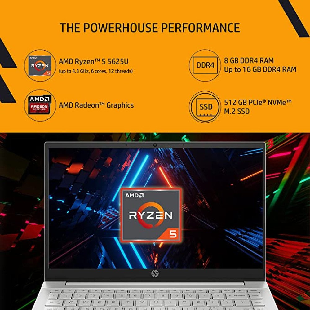 HP Pavilion 14, AMD Ryzen 5-5625U