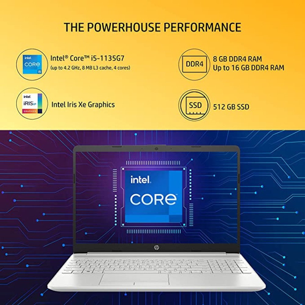 HP 15, 11th Gen Intel Core i5
