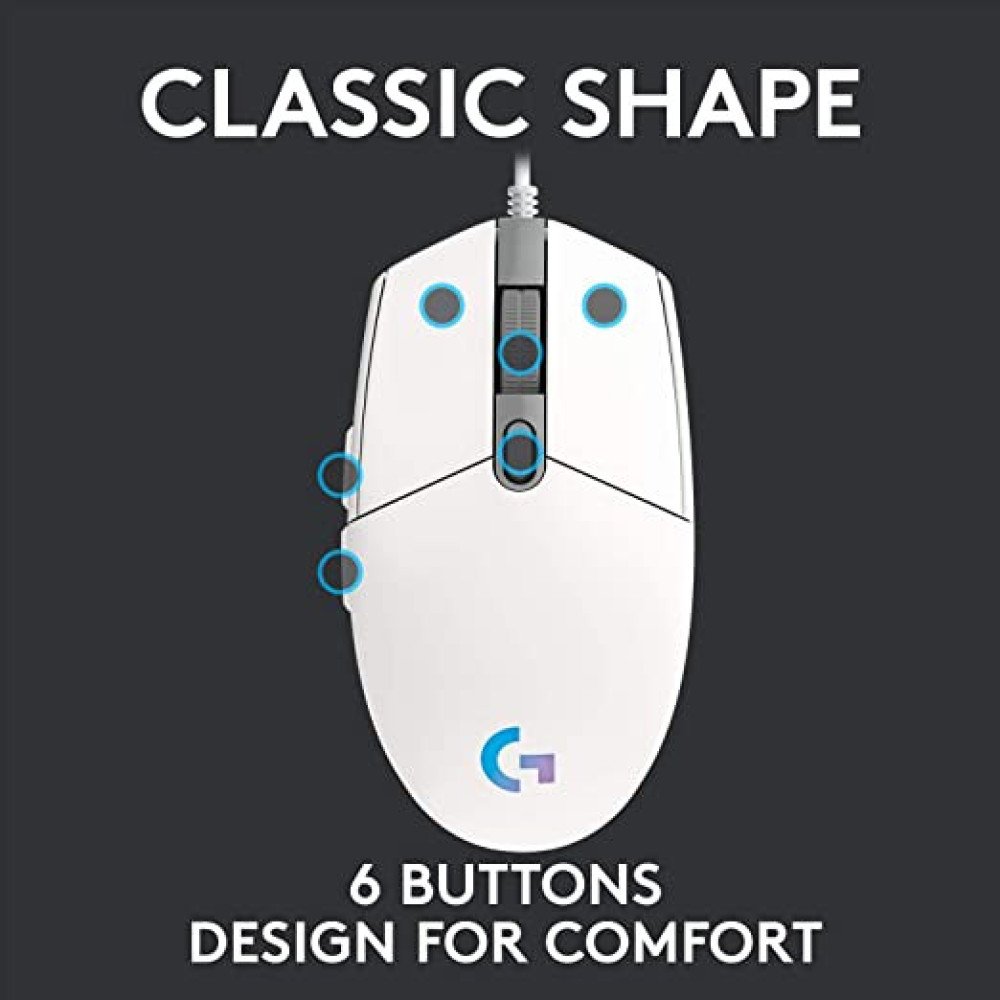 Logitech G203 Wired Gaming Mouse