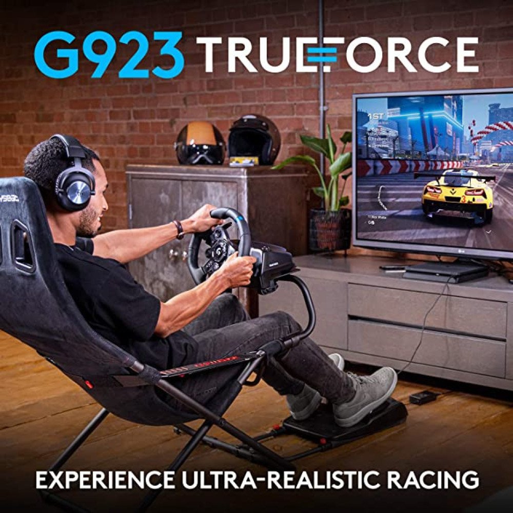 Logitech TRUEFORCE G923 Racing Wheel and Pedals