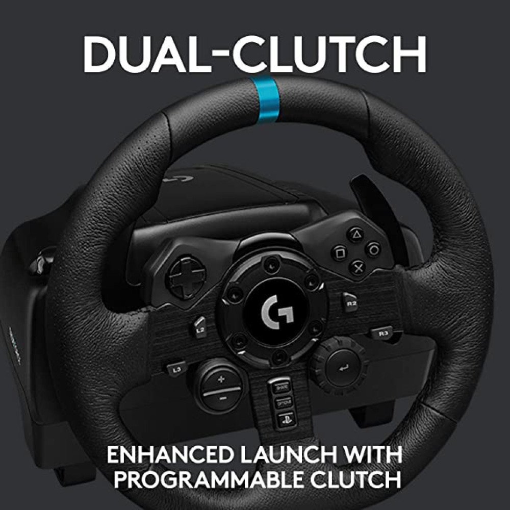 Logitech TRUEFORCE G923 Racing Wheel and Pedals